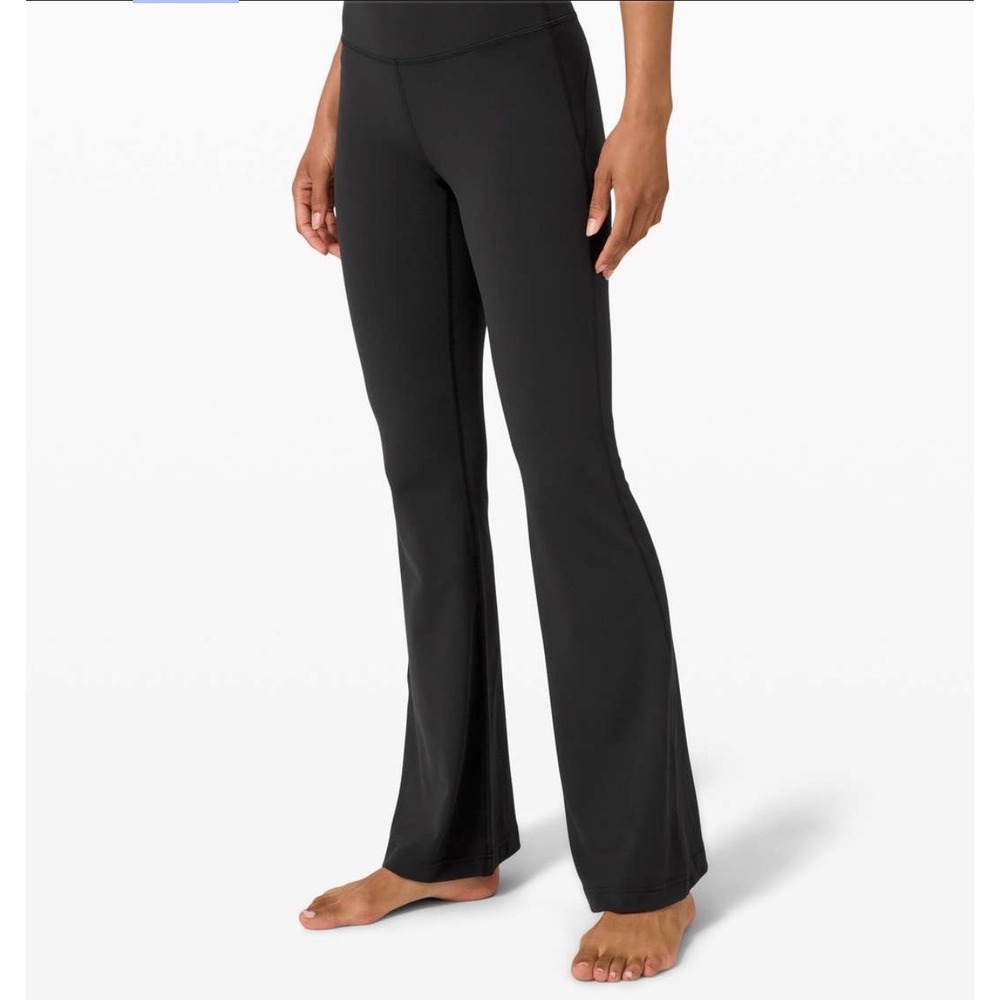 NWOT Lululemon Groove Nulu Super-High-Rise Flared Pants Women's Size 2 Black